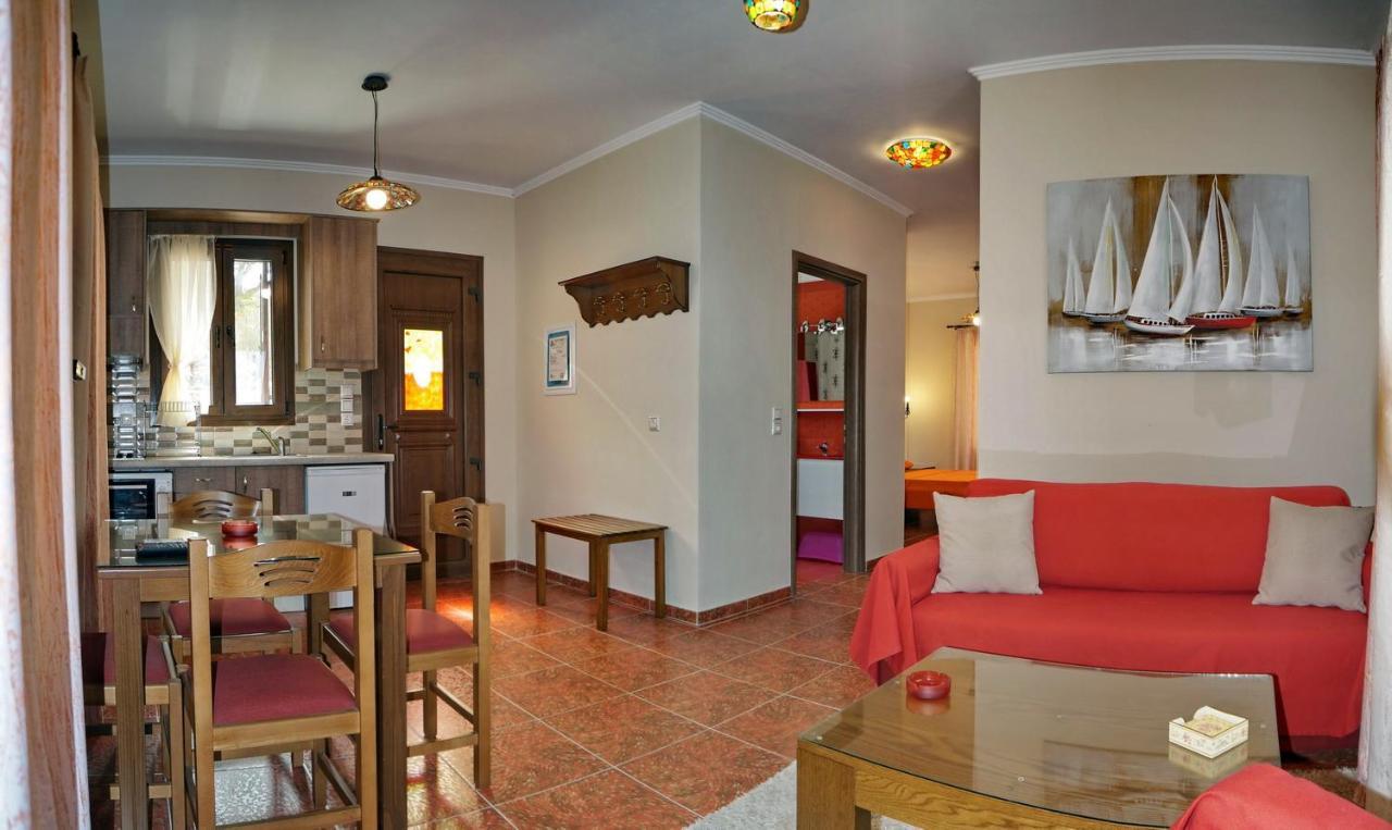 Ktima Kiourelioti Villa Skala Sykamineas Bagian luar foto