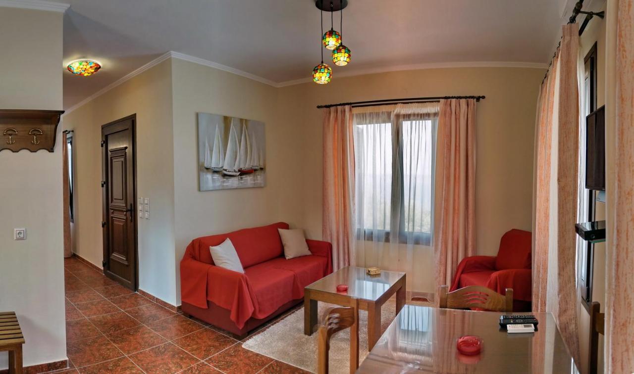 Ktima Kiourelioti Villa Skala Sykamineas Bagian luar foto